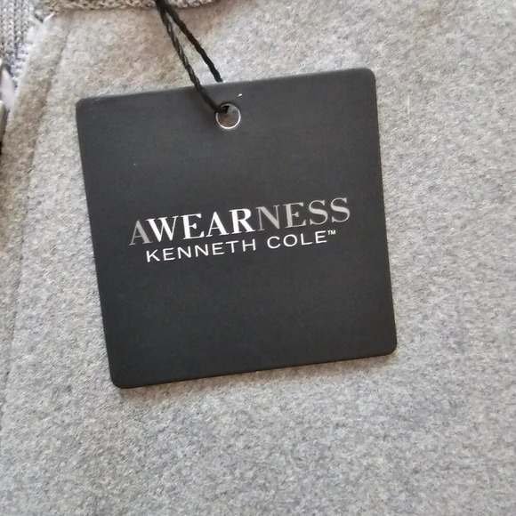 Kenneth Cole Awearness Men's Gray Zip Up Slim Fit Vest Size size XL - Picture 8 of 11